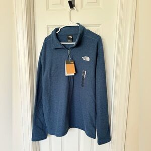 Men’s North Face XL Shady Blue 1/4 zip